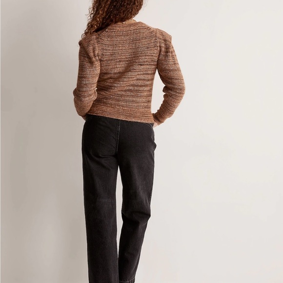 Madewell Space-Dyed Prentiss Pullover Sweater / SMALL / SPACEDYE AUTUMN - Picture 5 of 7